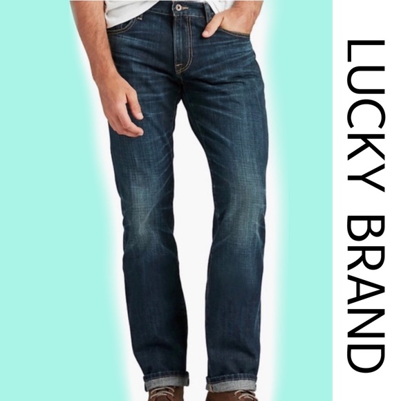 LUCKY BRAND 34 221 Original Straight Jeans 34x30 - Picture 1 of 7